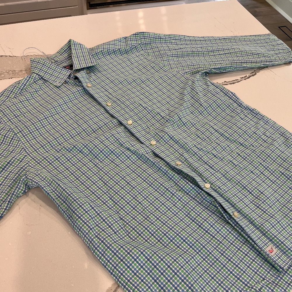 Vineyard Vines Whale Shirt Long Sleeve Button Down